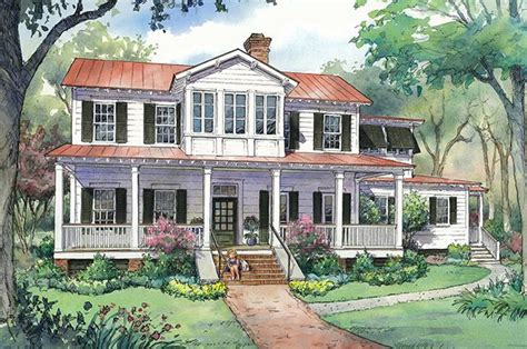 New Vintage Lowcountry Southern Living House Plans Southern House