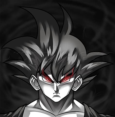 How to draw goku from dragonball z. How to Draw Dark Goku, Step by Step, Dragon Ball Z ...