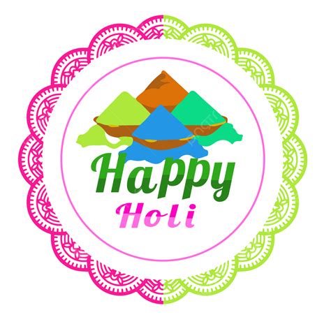 Happy Holi Poster Vector Art Png Happy Holi Circular Png Happy Holi