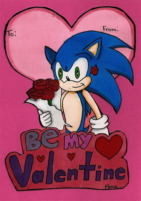 Printable Sonic Valentines