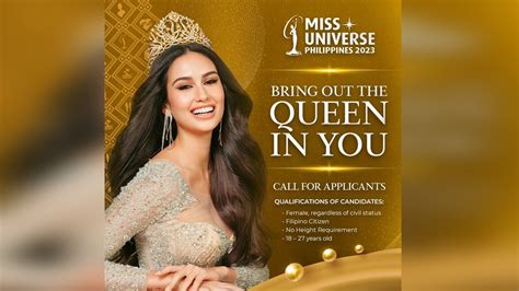 Miss Universe Philippines Removes Single Status Height Requirement For Applicants The