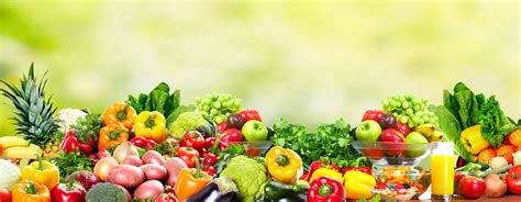 Fresh Fruits And Vegetables Health And Diet Background Grace Goals
