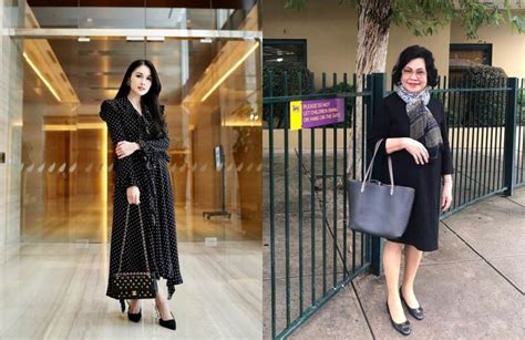 10 Adu Gaya Sandra Dewi Dan Ibu Mertua Irma Moeis Stylish Banget