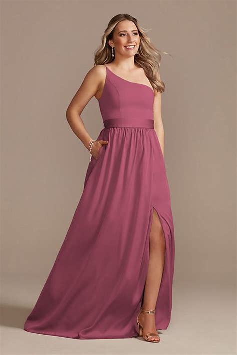 One Shoulder Bridesmaid Dresses And Gowns Davids Bridal