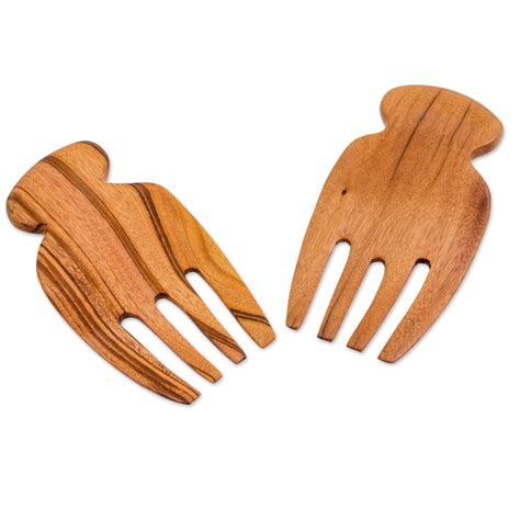 Handcrafted Jobillo Wood Salad Forks From Guatemala Homemade Delights