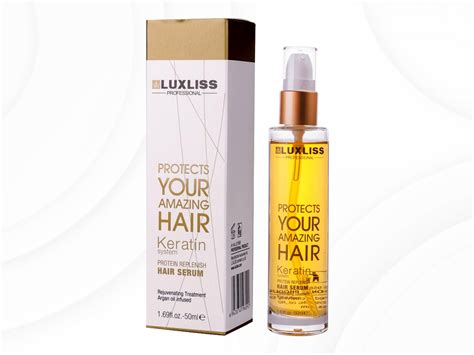 Hair serum yang merupakan produk andalan dari xl professionnel yang merevitalisasi dan memberikan nutrisi pada rambut kering, kusut dan berwarna. LUXLISS PROFESSIONAL PROTEIN REPLENISH HAIR SERUM | YAFFA ...