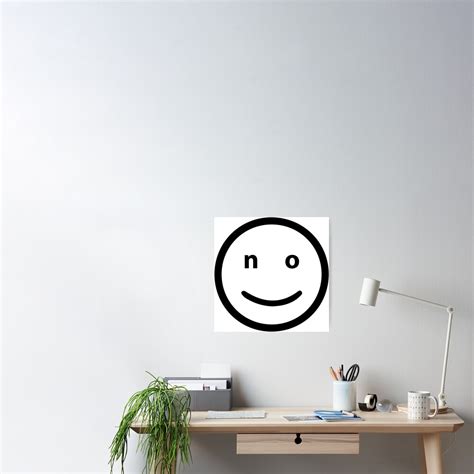 No Smiley Face Poster By Deepspaceacid Redbubble