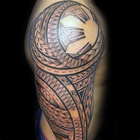 Filipino Suntribal Half Sleeve Tattoo Design Filipino