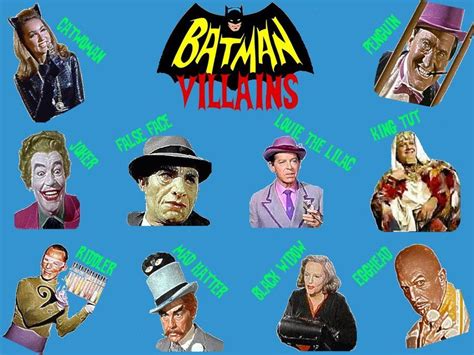 Batman Villains List 1960s Batman Villains Desktop By