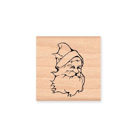 Santa Claus Rubber Stampchristmas And Holiday Crafting And Etsy