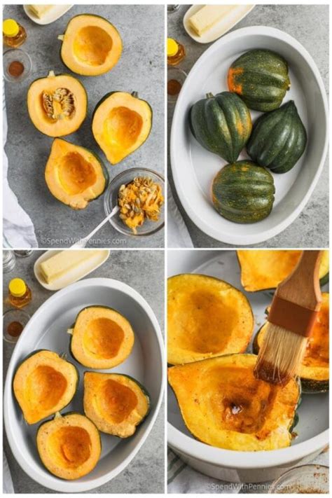 Honey Butter Roasted Acorn Squash Spend With Pennies