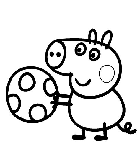 Peppa Pig para colorear, pintar e imprimir