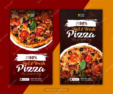 Premium Psd Delicious Pizza Instagram Stories Food Banner Template