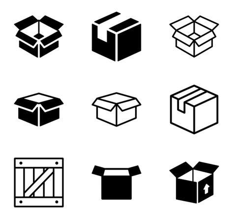 Cardboard Box Icon 170799 Free Icons Library