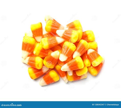 Colorful Candy Corns For Halloween Party Stock Image Image Of Evil