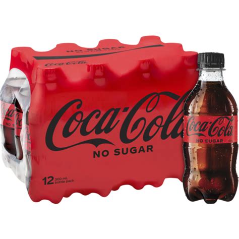 coca cola tm coca cola no sugar soft drink multipack bottles 12 0x300ml morgan s iga delahey