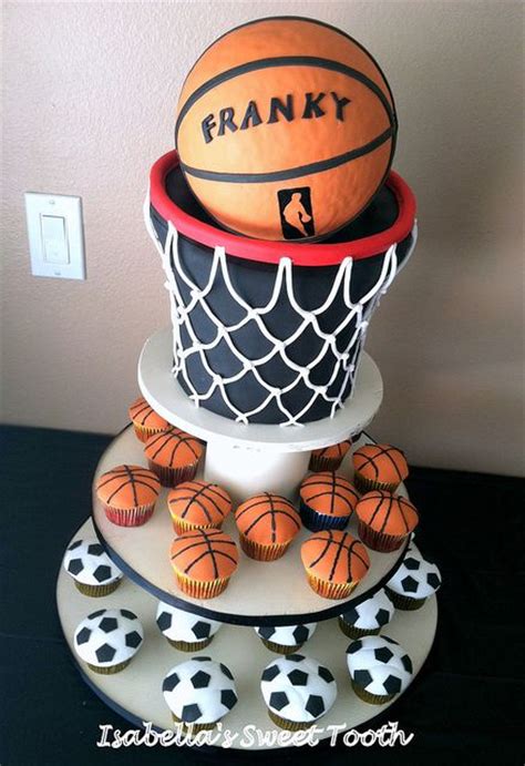 51 Sports Cakes Ideas Sport Cakes Cupcake Cakes Basketball Cake