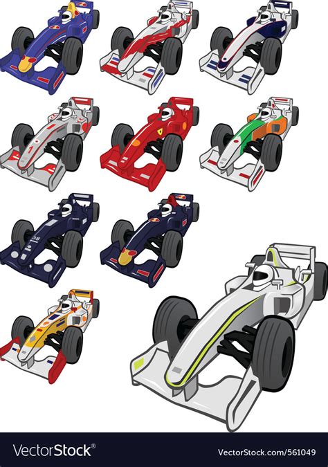 Formula 1 vector by baldyrgan - Image #826415 - VectorStock