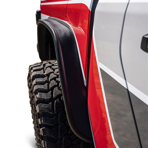 Bushwacker® Jeep Gladiator 2020 Flat Style Matte Black Fender Flares