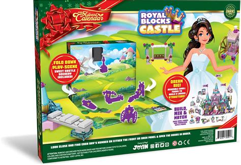 2021 12 days advent calendar girls princess castle building blocks one stop shop for all