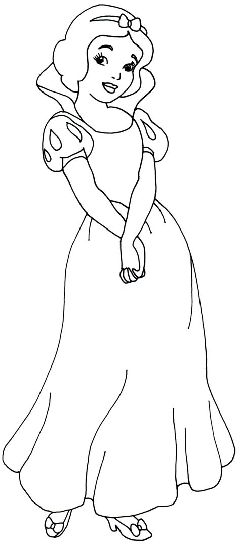 Princess Snow White Coloring Pages Disney Coloring Pages Printables Disney Princess Coloring