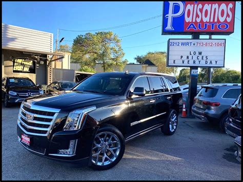 Used 2018 Cadillac Escalade 2wd 4dr Premium Luxury For Sale In Houston