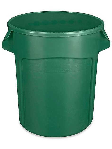 Rubbermaid® Brute® Trash Can 20 Gallon Green H 1854g Uline
