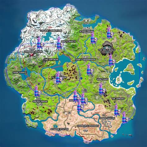 Fortnite Llama Best Locations How To Eliminate A Fortnite Llama