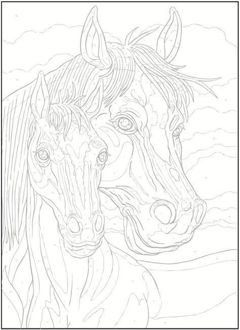 Welcome To Dover Publications Horse Coloring Pages Horse Coloring