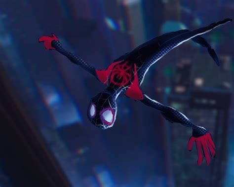 Download Miles Morales Dive Spider Man Into The Spider Verse 2018