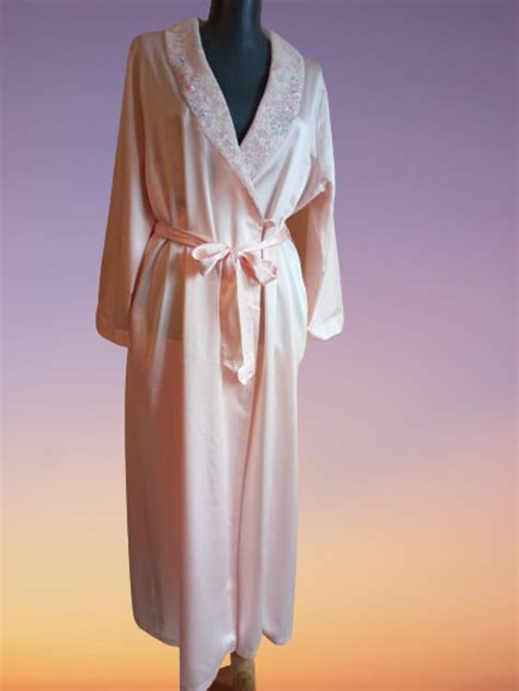 Luxury Pale Pink Bridesmaid Robe Wedding Maxi Lace Dressing Etsy