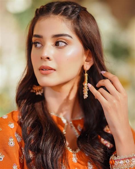 Zainab Shabbir Is The Epitome Of Elegance In Orange Festive Attire Lens