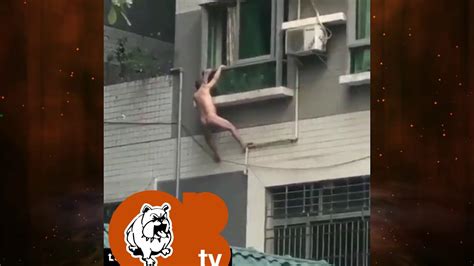Naked Jumps From A Story Buiding Youtube