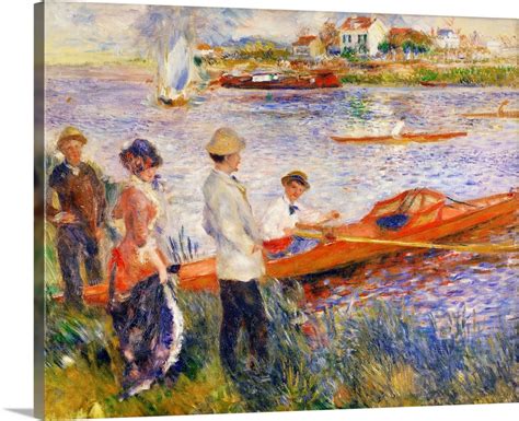 Oarsmen At Chatou 1879 Wall Art Canvas Prints Framed Prints Wall