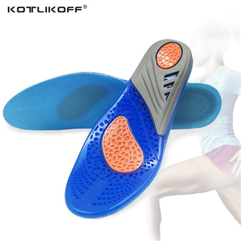 Silicone Gel Insoles Orthopedic Massaging Shoe Inserts Sports Shock