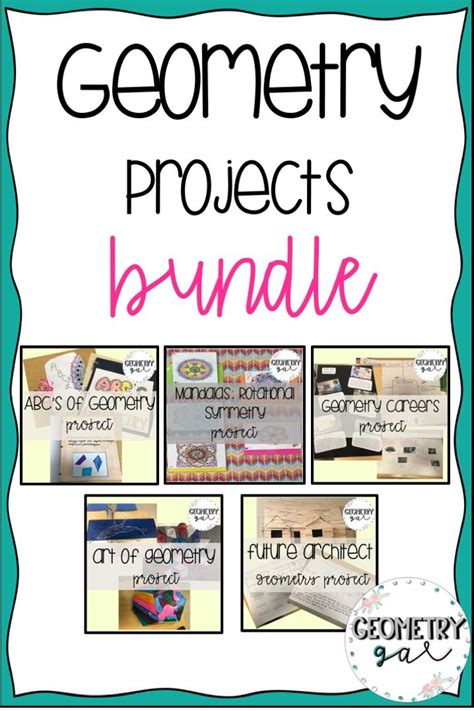 5 Geometry Projects For Middle And High School Includes A Rubric