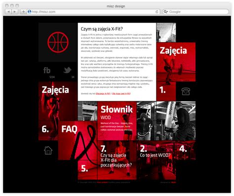 X-Fit / Michal Galubinski | Interactive design, Web design inspiration ...