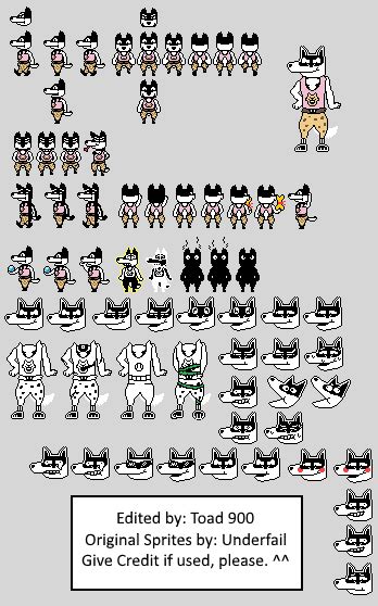 Create your own masterpiece with the dog pixel art set. Doggo as Papyrus (Sprite) by Toad900 on DeviantArt