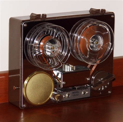 Vintage Acme Portable Reel To Reel Transistor Tape Recorder Model 1500 4 Transistors Made In