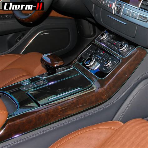 For Audi A8 Central Control Console Gear Shift Panel Interior Trim