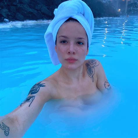 halsey stuns instagram showing off her hot body in sexy sailor outfit