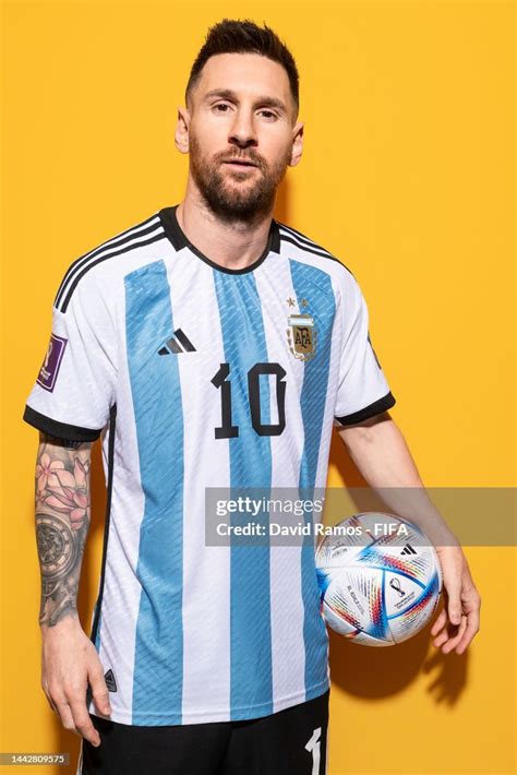 lionel messi of argentina poses during the official fifa world cup news photo getty images
