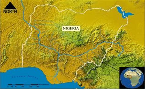 Study Area Showing River Niger River Benue And Confluence Point In