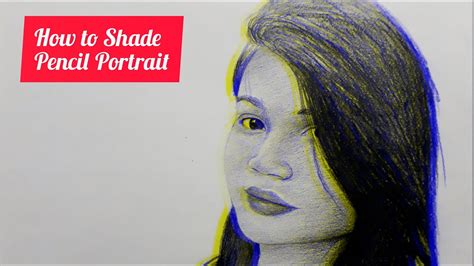 How To Shading Of Pencil How To Portrait Shade Youtube