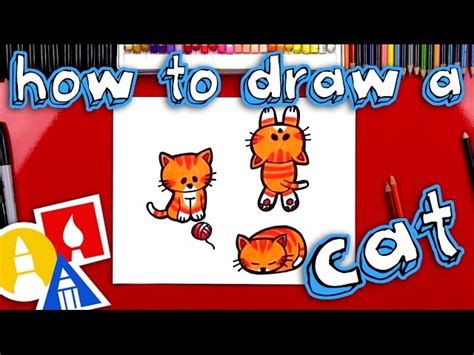 Vicats Very Important Cats How To Draw A Cat For Kids Cute Drawing Of Animals