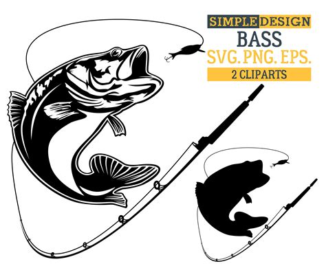 Bass Fish Silhouette At Getdrawings Free Download