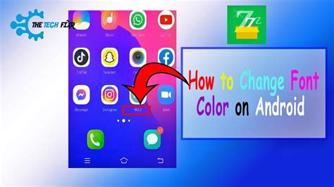 How To Change Font Color On Android No Root Easy Solution Youtube