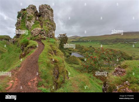 Fairy Glen Isle Of Skye Scotland Stock Photo Alamy