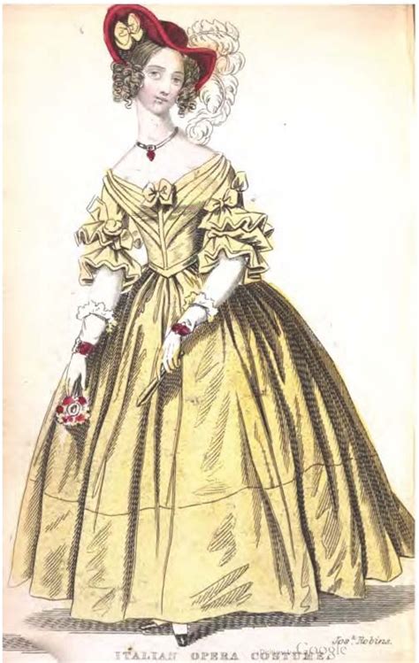 Romantic Era Clothing Romantic Era Fashion Plates March 1837 Ladies