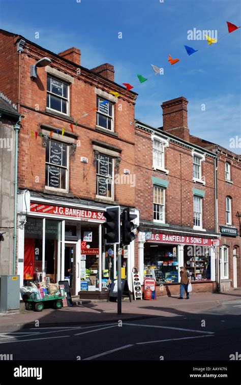 Teme Street Tenbury Wells Worcestershire Hi Res Stock Photography And